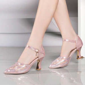 Escarpins à talons chaton pour femmes, chaussures de danse pour dames, sandales pour dames, Offre Spéciale - Product Image 5