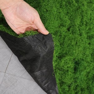 Plantes vertes artificielles en laine blanche L-164, aspect soie, moins de 10 cm, pour décoration paysagère, bonsaïs et plantes en pot - Product Image 6