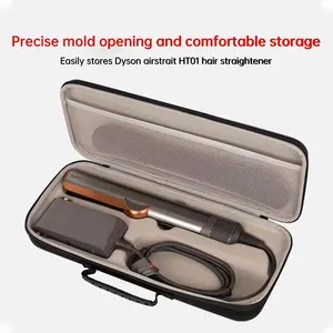 Tóc ép tóc phụ kiện cứng EVA trường hợp cho <span class=keywords><strong>Dyson</strong></span> airstrait HT01 du lịch lưu trữ túi xách tay du lịch mang hộp cho <span class=keywords><strong>Dyson</strong></span> - Product Image 2