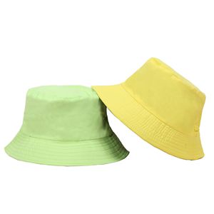 Chapeau Bob Rayé Couleur Unie Unisexe Été Pêcheur Large Bord Protection Solaire Léger Respirant Extérieur Plage - Product Image 3