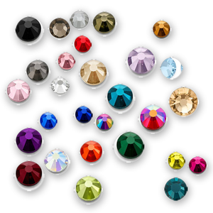 Cristales de Vidrio Planos <span class=keywords><strong>con</strong></span> Adhesivo Fuerte, Color Negro Jet y Champán, para Decoración de Ropa, Arte de <span class=keywords><strong>Uñas</strong></span>, Venta al Por Mayor - Product Image 6