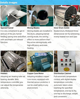 Industriële 100KG/H gasverwarmde pinda-roostermachine, batch-nootrooster voor pistache, amandel en hazelnoot