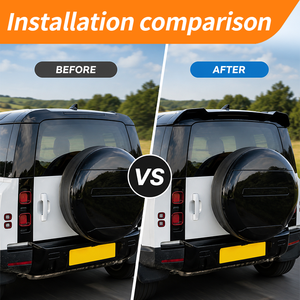 Spoiler Posteriore Nero Lucido per Land Rover Defender 90/110/130 2020-2026, in Plastica <span class=keywords><strong>ABS</strong></span> - Product Image 5