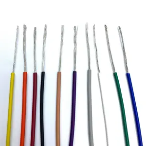 different color black red blue yellow green pvc electric resistance pvc coated bare copper wire insulation ul1007 wire copper