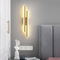 Luz Led de pared nórdica minimalista elegante dormitorio moderno lámpara de pared para Tv Fondo pasillo habitación Decoración Luz