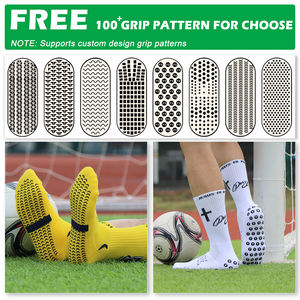 Chaussettes de football d'entraînement antidérapantes, chaussettes de sport respirantes, chaussettes de football avec grip sur le bas, chaussettes de football personnalisées avec logo - Product Image 5