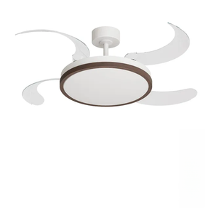 Ventilateur de plafond LED invisible rétractable de haute qualité, personnalisable, pour l'intérieur, 42W, 42 pouces, ABS, 4 pales, avec télécommande - Product Image 1