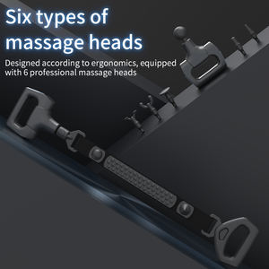 Handgeführte Ganzkörper-Übungsbänder Massagegerät Nacken Rücken tiefes Gewebe Perkussion Massagepistole mit Vibrationsgürtel - Product Image 5