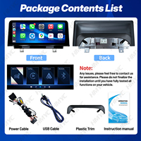 Pantalla Multimedia Inalámbrica CarPlay y Android Auto con Pantalla Táctil HD de 10.25 Pulgadas Compatible con las Series 1 y 2 F20 F21 F22 F23 2013-2015 con NBT