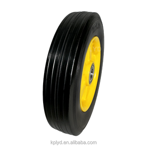 Alta qualidade <span class=keywords><strong>8</strong></span> polegadas roda sólida rodízios de borracha Silencioso e resistente ao desgaste Adequado para cortadores de grama, arruelas de alta pressão - Product Image 4