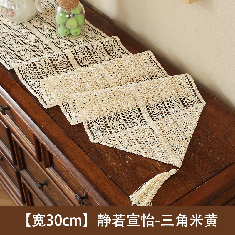 [30 cm de ancho] Tranquilo y elegante - Beige triangular