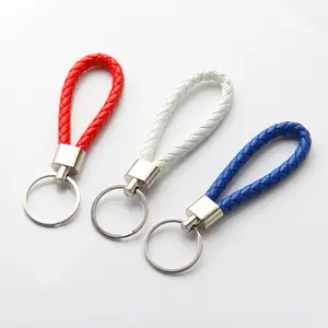 Hot Sales Factory Clear Backpack Mini Backpack Lanyard Leather Keychain PU Zinc Alloy Leather Key Chain Leather Tassel LX 6g