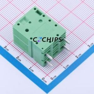 JL271V-75002G01 Spring Terminal Block Through hole Component (THT),P=7.5mm Connector 1x2P 7.5mm Green Through Hole - Product Image 1