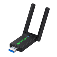 Adaptador USB 3.0 de 1300 Mbps con Bluetooth, Tarjeta de Red 2 en 1, Transmisor y Receptor para PC con Windows 10/11, Doble Banda 2.4G y 5Ghz
