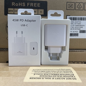 Vente en gros 45 W PD Type C Super Charge <span class=keywords><strong>Rapide</strong></span> USB C <span class=keywords><strong>Chargeur</strong></span> Mural 45 Watt <span class=keywords><strong>Rapide</strong></span> Cargador pour Samsung <span class=keywords><strong>Galaxy</strong></span> <span class=keywords><strong>Note</strong></span> 20 S20 <span class=keywords><strong>Chargeur</strong></span> Mural - Product Image 4