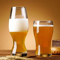 Verres à bière transparents personnalisables avec logo, verres à pinte, verres de dégustation, verres à bière Weizen, verres à bière IPA pour brasserie, pub, bar, restaurant, OEM, ODM