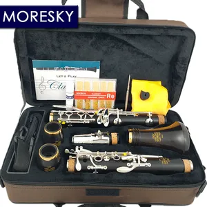 MORESKY Clarinette en ébène plaqué argent 17 clés Bb Sib M63 - Product Image 5