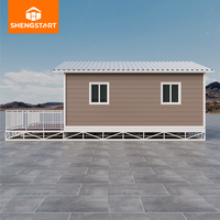 Villa Capsule Modulaire Préfabriquée Pliable Portable Étanche Résistante aux Tremblements de Terre, au Feu et aux Ouragans, 1 à 4 Chambres, pour Centre Commercial