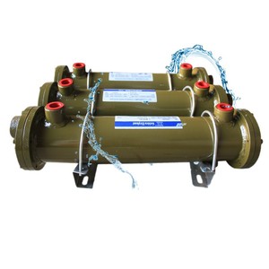 BL-421 Shell And <b>Tube</b> <b>Heat</b> Exchanger Copper Internal <b>Tubes</b> Hydraulic Oil Cooler Horizontal Type - Product Image 1