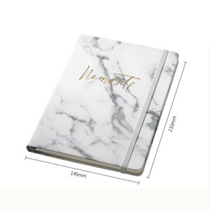 Carnet en cuir PU marbré A5, agenda, planificateur, organisateur, carnet de budget - Product Image 1