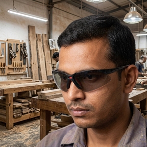 <span class=keywords><strong>Gafas</strong></span> de Seguridad Transparentes Antiarañazos, Certificadas ANSI Z87.1, Resistentes a Impactos, Protección Ocular para Trabajo, <span class=keywords><strong>Laboratorio</strong></span> y Construcción - Product Image 2