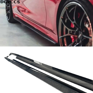 For 3 Series G20 G28 2019-2024 CMST Style True Carbon Fiber <b>Polished</b> Side Skirt with Easy Installation and Side Wings - Product Image 1