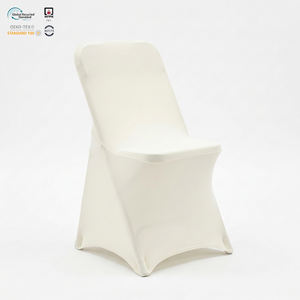 Funda Elástica Lavable para Silla de Hotel, Color Marfil, Moderna, Ajustable, Ecológica, Personalizable para Eventos - Product Image 1