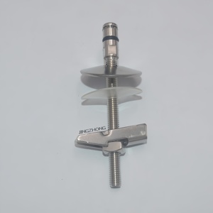Kit de Bisagras Modernas de Liberación Rápida para Asiento de Inodoro, Herrajes de Baño de Plástico y Metal para Hoteles - Product Image 5