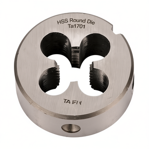 Ttake Hss Round Die Ta1701 Fine Pitch Mf Din En 22568 Tolerance 6g Straight Taper Masc - Product Image 2
