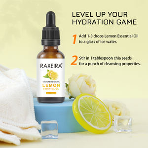 Huile essentielle pure de citron et de pépins de <span class=keywords><strong>raisin</strong></span> pour le soin quotidien, hydratant corporel nourrissant, fonctions éclaircissantes et raffermissantes, parfum doux, 30 ml - Product Image 2