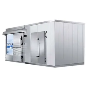 Led Light Cold Storage Room Blast Freezer Evaporative Air cooled Compressor Condensing units Cold Storage for Food