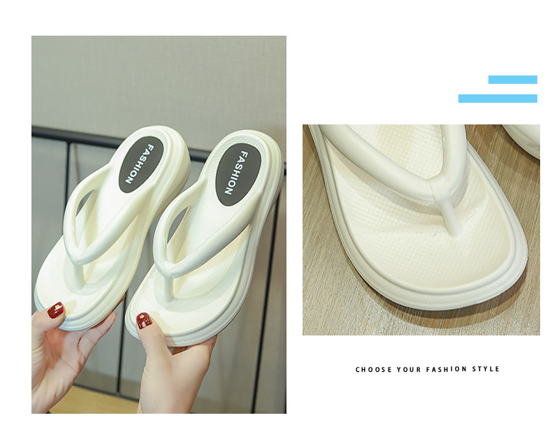 OEM EVA Flip-flops Women Summer Beach Filpflops Clip Feet Thick Sole Slippers Ladies