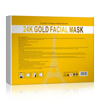 Mascarilla Facial de Cristal de Colágeno Dorado Antienvejecimiento y Antiarrugas de Colágeno Bio Dorado de Fábrica MONDSUB