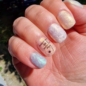 Mixcoco Smalto Gel Unghie Effetto Perla Filettato Trasparente Seta Aurora Conchiglia UV LED Soak Off Gel per Salone Ingrosso Gel Nail Art - Product Image 6