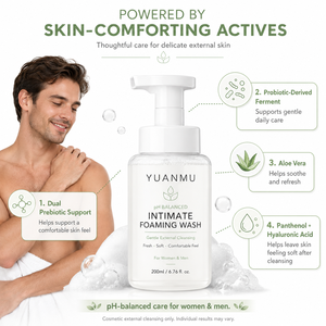 Nettoyant <span class=keywords><strong>intime</strong></span> hydratant pour <span class=keywords><strong>homme</strong></span> et femme, formule à base d'aloe vera et de probiotiques doubles, contrôle des odeurs, pH équilibré - Product Image 3