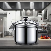 Autocuiseur Commercial Extra Large 4L/5L/7L en Acier Inoxydable Épaissi avec Couvercle Écologique en Acier Inoxydable pour Usage Domestique