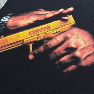 Camiseta Urbana Personalizada de Corte Cuadrado, Camisetas Negras Lavadas de Alta Calidad para Hombre, Diseño de Impresión DTG, Fabricante de Camisetas de Algodón Grueso - Product Image 2