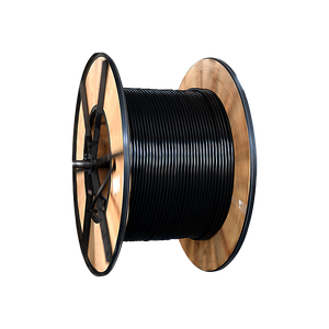 Cable de teléfono aéreo autoportante relleno de gelatina subterránea, 2 pares rjll plano de 8 núcleos trenzados, precio de rollo de 100m - Product Image 3