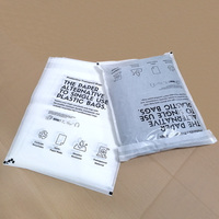 Sacs en papier glassine transparents à fermeture autocollante avec logo personnalisé, mini-sacs pour l'emballage et l'expédition de chaussures, de chaussettes et de vêtements