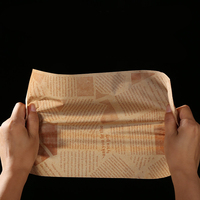 Papier Kraft Imprimé Personnalisé pour Emballage Alimentaire Riche en Graisses, Enduit de Cire, Idéal pour Viandes Fraîches et Charcuteries – Vente en Gros
