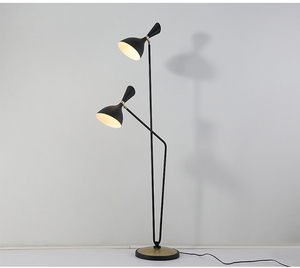 Thiết kế độc đáo đôi Heads thường vụ đèn sàn hiện đại có thể điều chỉnh corcer Đèn sàn cho phòng khách sạn - Product Image 6