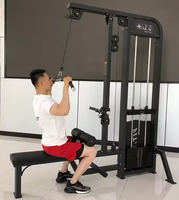 Equipo de Gimnasio Comercial, Máquina Multifuncional de Remo Bajo para Entrenamiento de Fuerza