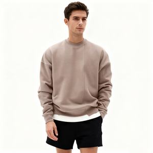 TKAN535D Sweat à capuche surdimensionné de luxe pour homme en molleton français 100% coton personnalisé, épaules tombantes, anti-froissement, hiver, XXS, 500 g/m² - Product Image 1