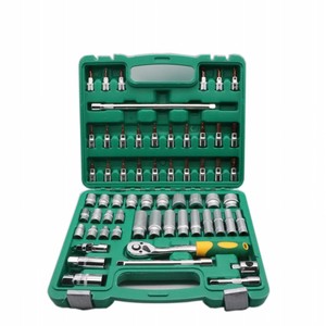 Naiqi 61 Piece 3/8 Inch <b>Socket</b> Tool Set Metric Hex Drive Combination Tools - Product Image 3