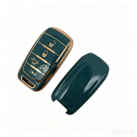 Accessoires intérieurs de véhicule, accessoires pour clés de voiture, étui de protection pour clés de voiture, housse de clé de voiture en TPU, compatible avec Jeep