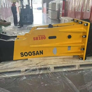 SB 100 Box Type Red <b>Hydraulic</b> <b>Breaker</b> for 25-30 Ton Excavator Premium Quality (Engine/Motor/Main Body) 1 Year Warranty for - Product Image 1