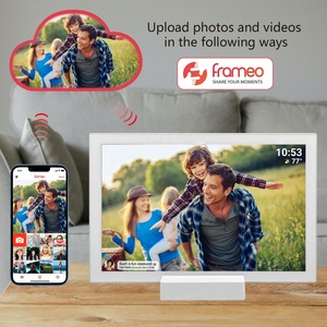 Même si vous êtes loin, vous pouvez présenter des moments à votre famille à travers le temps avec un cadre photo numérique WiFi à batterie. - Product Image 2