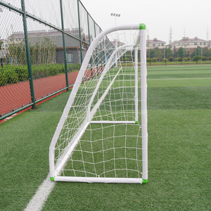 Groothandel Professionele Op Maat Gemaakte Full-Size Draagbare Upvc Plastic Voetbal Voetbal Zaalvoetbal Doel Post Voor Kinderen Court Apparatuur Verkoop - Product Image 1