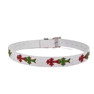 <span class=keywords><strong>Ceinture</strong></span> en PU tendance pour homme, usage quotidien, motif croisé personnalisé, style punk jeune, boucle à ardillon, largeur 4 cm - Product Image 2