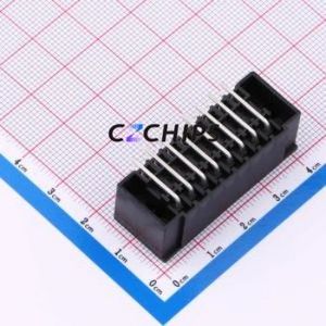 DB2ERHBM-3.81-2*8P-BK Plug-in Terminal Block Bent Lead Through Hole,P=3.81mm Board-to-Board / Socket - Closed Screw Fixing 2x8P - Product Image 2